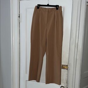 Abercrombie & Fitch curve love Sloan tailored pant size 31/12R Tan